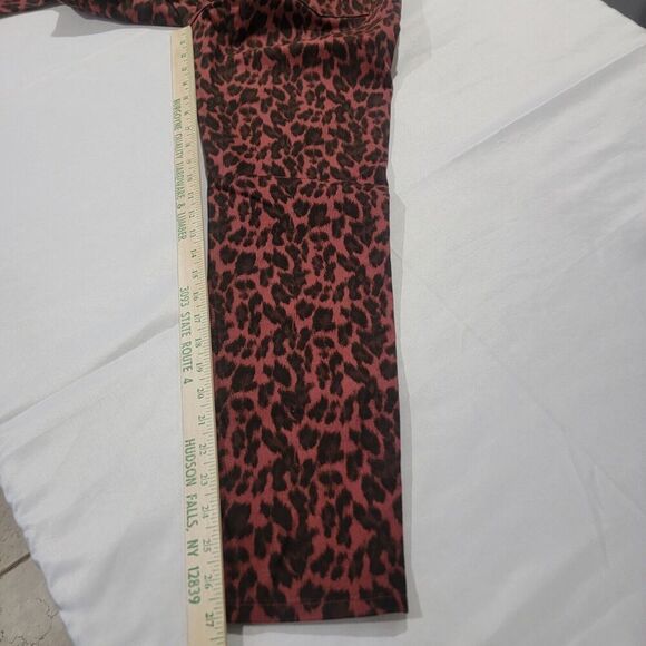 Soft Surroundings Jeans Womens 8 Ultimate High Rise Skinny Leopard - Picture 8 of 16
